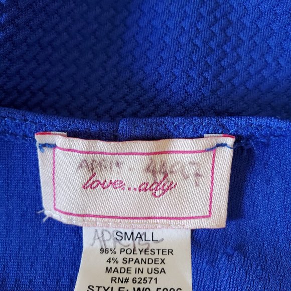 ❤️Hostess Pick Love..ady Royal Blue sleeveless V neck Dress - Picture 7 of 8